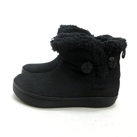 H■【W8】クロックス/crocs 14778 Modessa Synthetic Suede Shorty Boot ショートブーツ/黒/LADIES■25【中古】