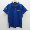 G■カールカナイ/Karl Kani GOLF 半袖ポロシャツ/ゴルフウェア【S】青/men's/150【中古】■