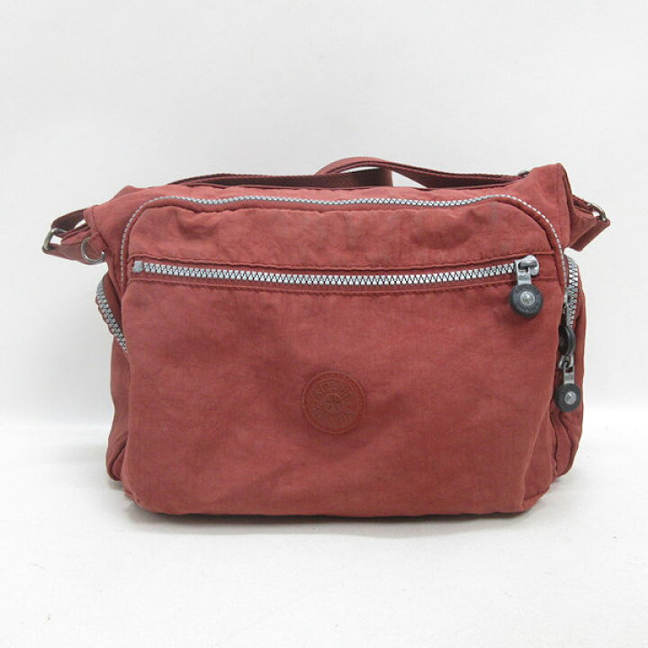 楽天市場】D□キプリング/KIPLING ナイロンショルダーバッグ/BAG□赤 