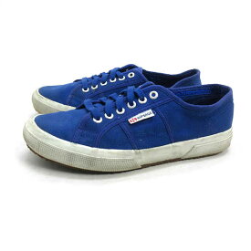 y■【UK8】スペルガ/SUPERGA キャンバススニーカー/シューズ■青MENS/11【中古】