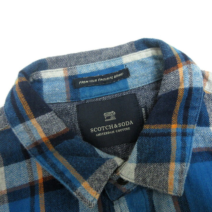 楽天市場】D□スコッチ＆ソーダ/SCOTCH＆SODA チェック柄 長袖シャツ 