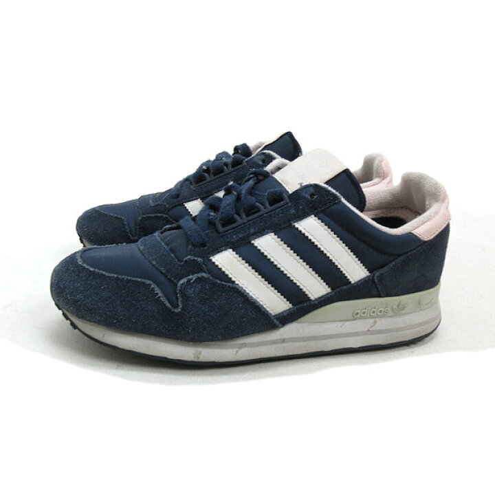 楽天市場 K 23cm アディダス Adidas 55 ナイロンスニーカー 紺ピンク Ladies 71 中古 マニライズ