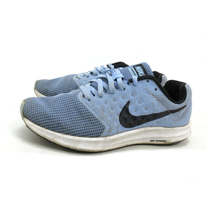 楽天市場 Y 24cm ナイキ Nikeダウンシフター7 ランニングシューズ 水色ladies 74 中古 マニライズ