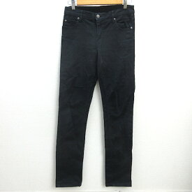 H■チープマンデー/CHEAP MONDAY ブラックカラーパンツ スキニーパンツ【30/34】黒/MENS■14【中古】