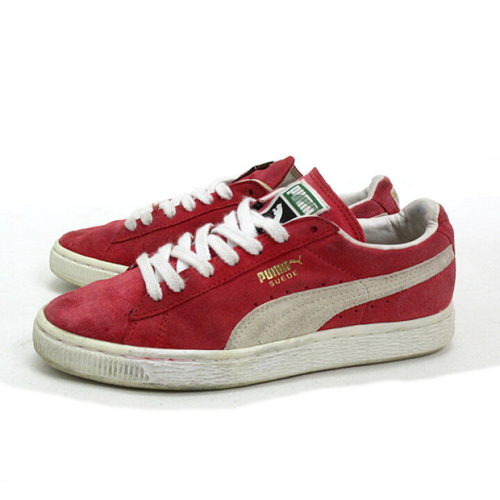 楽天市場】y□【22.5cm】プーマ/PUMA SUEDEスエードスニーカー□赤  