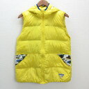 k■チチカカ/TITICACA フーディダウンベストJKT【L】黄/MENS■2【中古】