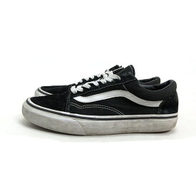 k■【24.5cm】バンズ/VANS オールドスクール OLD SKOOL スエードスニーカー/黒/LADIES■60【中古】