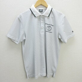 z■パラディーゾ/PARADISO 半袖ポロシャツ ゴルフウェア【L】51/men's/51【中古】■