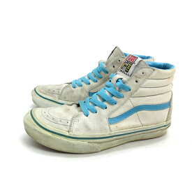 y■【US5.5】バンズ/VANSスケートハイSK8 V38-33NEキャンバス シューズ■薄灰LADIES/41【中古】