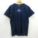 H■加山雄三/KAYAMA YUZO THE GUITAR KIDS プリントTシャツ レトロ【M】紺/MENS■139【中古】