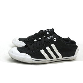 y■【24cm】アディダスネオ/ADIDAS キャンバスシューズ/スニーカー■黒LADIES/54【中古】