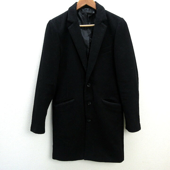 楽天市場】k□フーガ/FUGA チェスターコート/ウールロングコート【44  