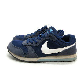y■【23.5cm】ナイキ/NIKE MDランナー ナイロンスニーカー■紺LADIES/F153【中古】