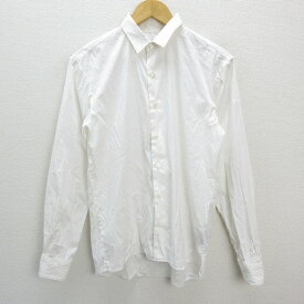 n■日本製■ノット/KNOOT 無地 長袖シャツ【O】オフホワイト/MENS/トゥモローランド取り扱い/33【中古】