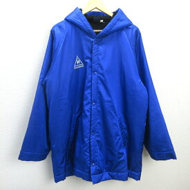 D■ルコックスポルティフ/lecoqsportif 裏ボア ベンチコート JKT【フリー】青/MENS/64【中古】