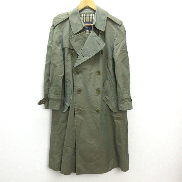 楽天市場】y□英国製 古着□バーバリー/BURBERRYSトレンチコート 