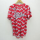 s■千葉ロッテマリーンズ/MARINES×ZOZOTOWN カモメモチーフ 応援ユニフォーム/レプリカ【F】赤/MENS/101【中古】