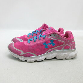 z■【25cm】アンダーアーマー/UNDER ARMOUR 1244790 ランニングシューズ/メッシュスニーカー/ピンク系/LADIES■13【中古】■