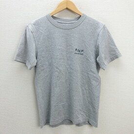z■モンベル/mont-bell プリントTシャツ【XS】灰/men's/9【中古】■