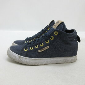 y■【22.5cm】アディダス/ADIDASハニーミッドHONEY MID UP DENIM アップデニム スニーカー■紺LADIES/78【中古】