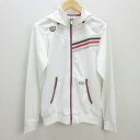 G■アディダス/adidas GOLF ジップアップパーカージャケット/N48351【M】白/men's/119【中古】■