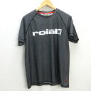 D■ロイアル/roial ラグラン トレーニング 半袖Tシャツ【L】灰/MENS/102【中古】■