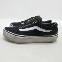 D■【24cm】バンズ/VANS OLD SKOOL ベロアスニーカー■黒/LADIES/43【中古】