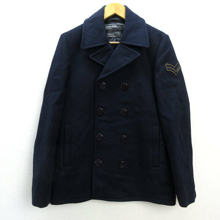 楽天市場】X☆ 291295＝HOMME ピーコート Pコート ダブルボタン 