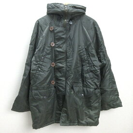 H■ドッグハウス/DOG HOUSE N3-B ミリタリージャケット【L】カーキ/MENS■98【中古】