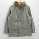 D■スコッチハウス/THE SCOTCH HOUSE フーディジャケット JKT【LL】カーキ系/MENS■77【中古】■