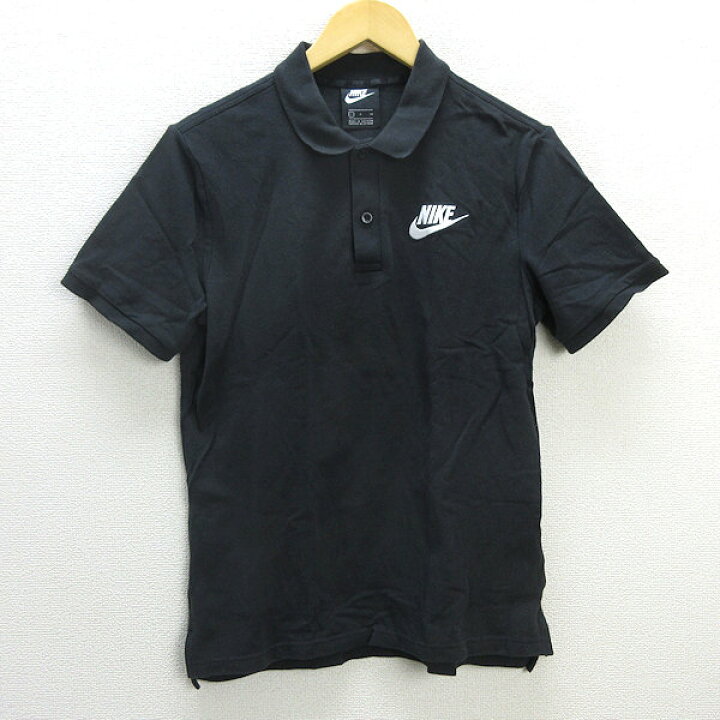 楽天市場】z□ナイキ/NIKE 半袖コットンポロシャツ CN8765【S】黒 