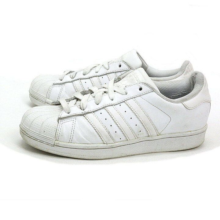 楽天市場 Ww 22cm アディダス Adidasスーパースターsuperstarレザースニーカー 白ladies 214 中古 マニライズ