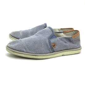WW■【 9W 】ティンバーランド/TIMBERLAND 9140Bキャンバスシューズ■紺系MENSアースキーパー【中古】