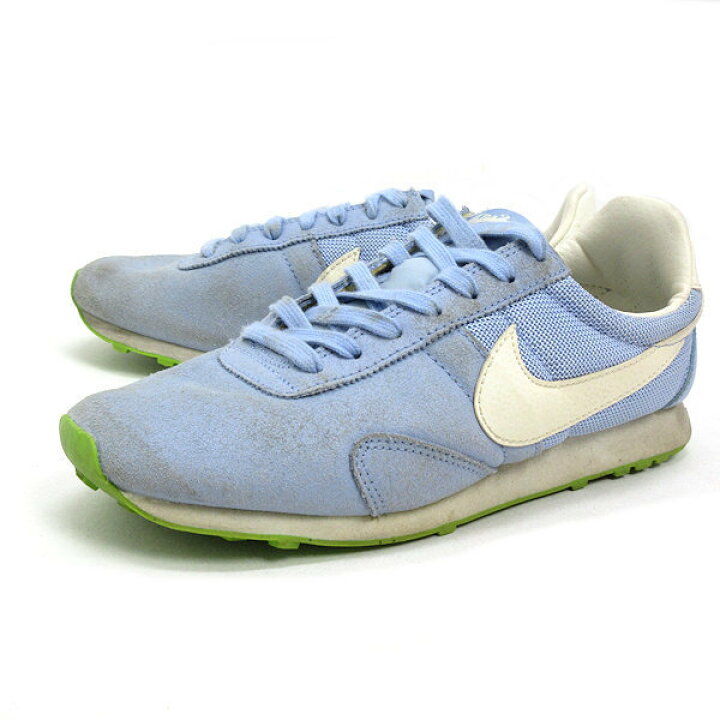 楽天市場 A 25cm ナイキ Nikeプレモントリオールwmns Pre Montreal Racer Vntgスエードスニーカー 水色ladies 中古 マニライズ