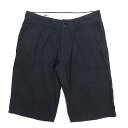 Z■スピナーベイト/SPINNER BAITリネンショーツ/ハーフパンツ■紺【40】MENS/8【中古】