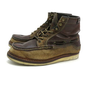 WW■【9 D】ダナー/DANNER 4117 ゲイリー GARY本革レザーモカシンブーツ/ワークブーツ■茶MENS/限定/旧タグ05【中古】