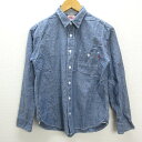 ◇ アールエヌエー/RNA SWT 長袖シャンブレーシャツ【M】/LADIES/紺/14【中古】