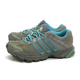 X★ 【22cm】アディダス/adidas V20402 メッシュウォーキングシューズ スニーカー/灰色LADIES/23【中古】