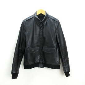 Z■美品■ラッドミュージシャン/LAD MUSICIAN 2212-354 牛革 A-2レザージャケット■黒【44】MENS/62【中古】