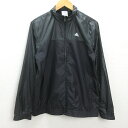 G■アディダス/adidas トレーニングジャケット/X55951【S】黒/men's/175【中古】■