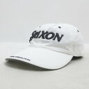 H■スリクソン/SRIXON ロゴ刺繍 ゴルフキャップ CAP 帽子 白/MENS■10【中古】