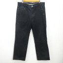 H■ツアーステージ/TOURSTAGE ゴルフパンツ ロングパンツ【92】黒/MENS■50【中古】