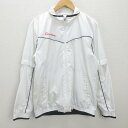 H■テーラーメイド/TaylorMade 2WAY ゴルフジャンパー ウェア【L】白/MENS■81【中古】