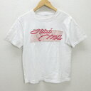 G■ミルク/MILK プリントTシャツ/コットン【M程度】白/LADIES/14【中古】■