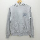 D■日本製■リーバイス/LEVI’S プルオーバーパーカ【M】■灰/MENS/13【中古】■