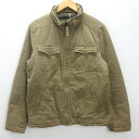 H■アメリカンイーグル/AMERICAN EAGLE 中綿入り コットンジャケット【M】ベージュ/MENS■67【中古】