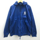 H■サントリー/SUNTORY BOSS 中綿フーディジャケットJKT/青/MENS■79【中古】