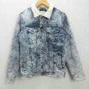 H■キャバリア/CavariA 裏ボア デニムジャケットJKT【46】MENS■122【中古】