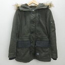D■ストゥージアンドコー/STOOGE&CO モッズコート/ミリタリージャケット JKT【S】カーキ/MENS/65【中古】