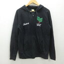 G■アスレタ/ATHLETA フルジップパーカー/フットサルウェア【O】黒系/men's/51【中古】■